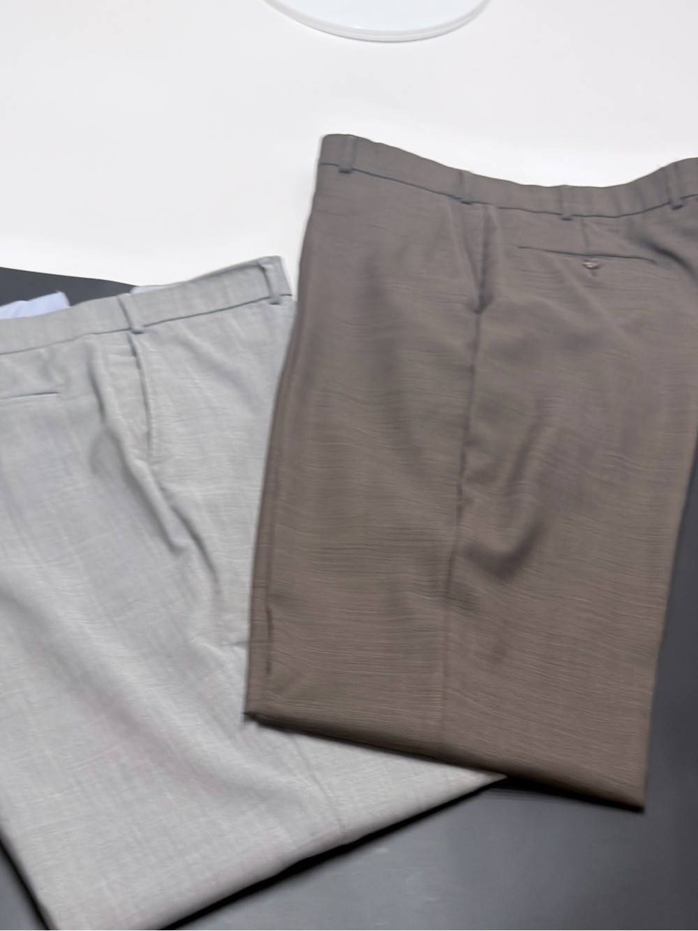 Neiman Marcus Men's Dress Pants in Brown and Light Gray